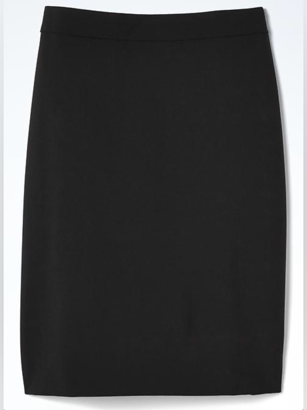 Banana Republic NWT Classic Black Pencil Skirt Easy Care Fabric Size 8